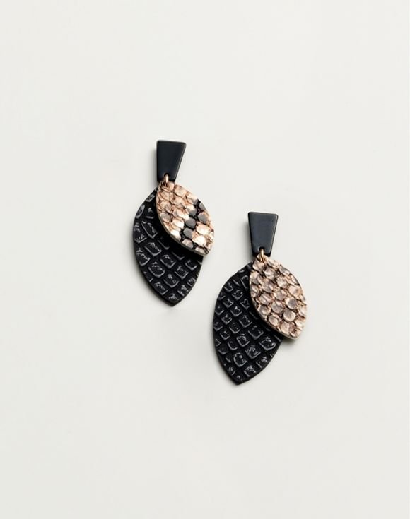 Serpent Sleek Layered Earrings 1 Serpent Sleek Layered Earrings