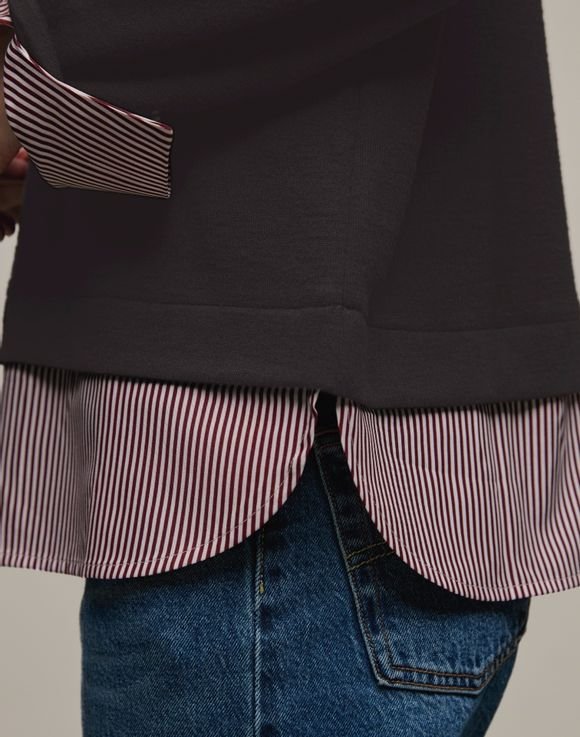 Striped Twofer Top 3 Striped Twofer Top