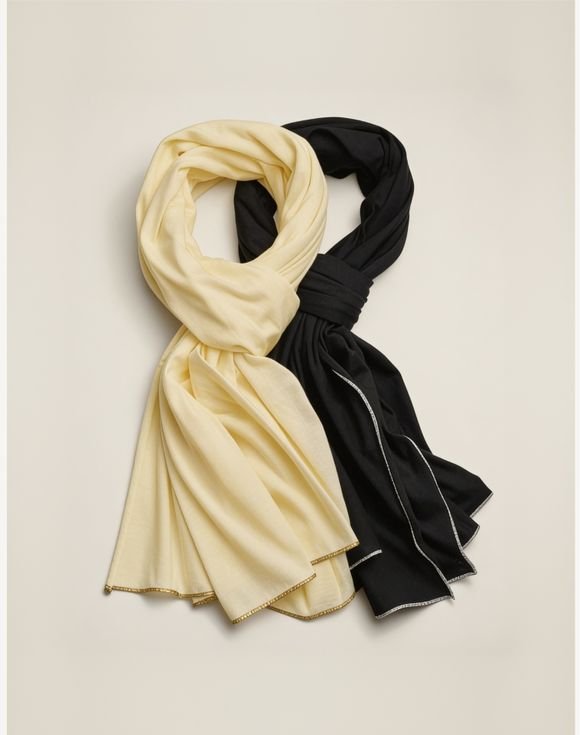Two-Pack Knit Scarves 1 Two-Pack Knit Scarves