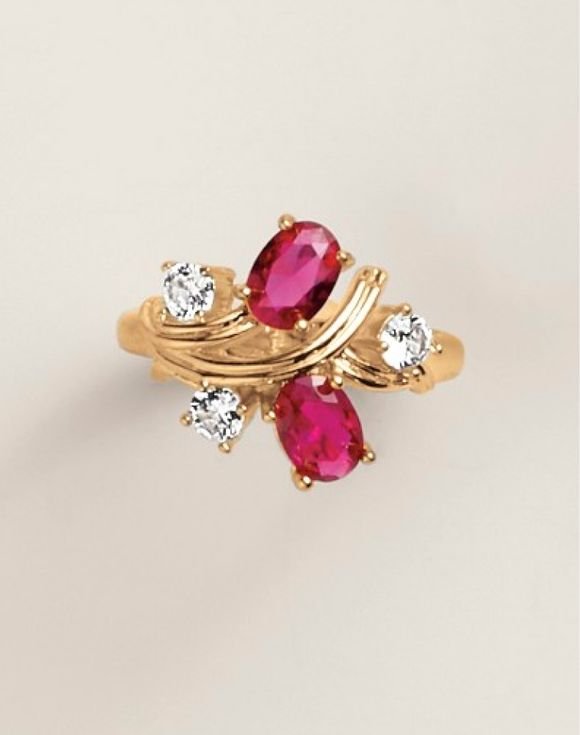 Vintage Avon Royal Radiance Ring 2 Vintage Avon Royal Radiance Ring