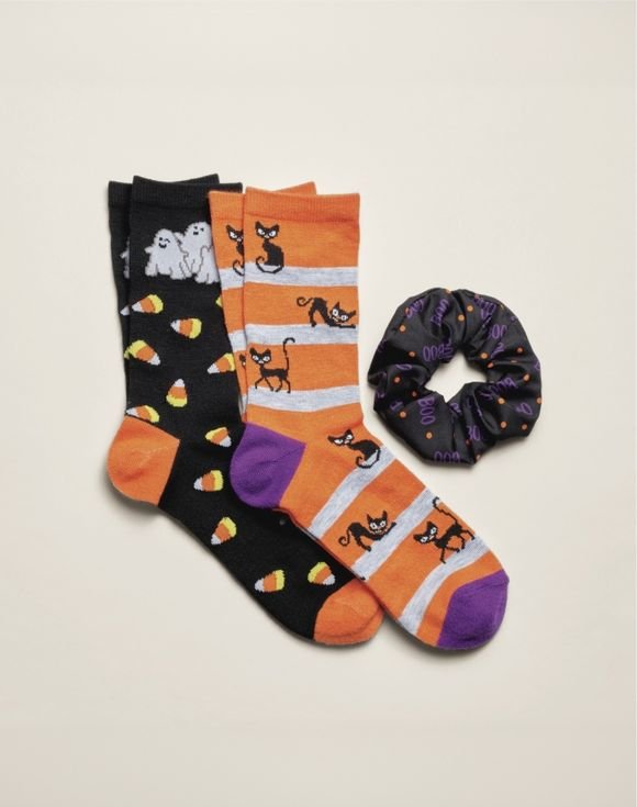Boo Crew Socks & Scrunchie 1 Boo Crew Socks & Scrunchie