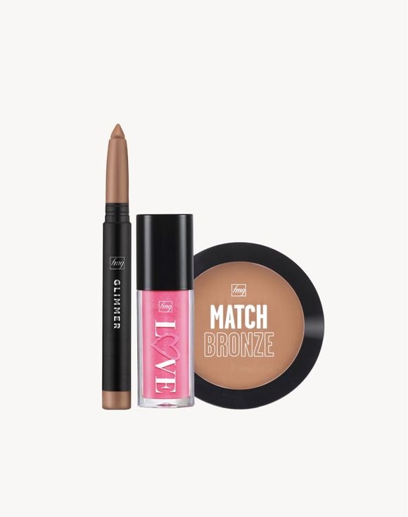 Bronze, Lip & Eyeshadow Set 1 Bronze, Lip & Eyeshadow Set