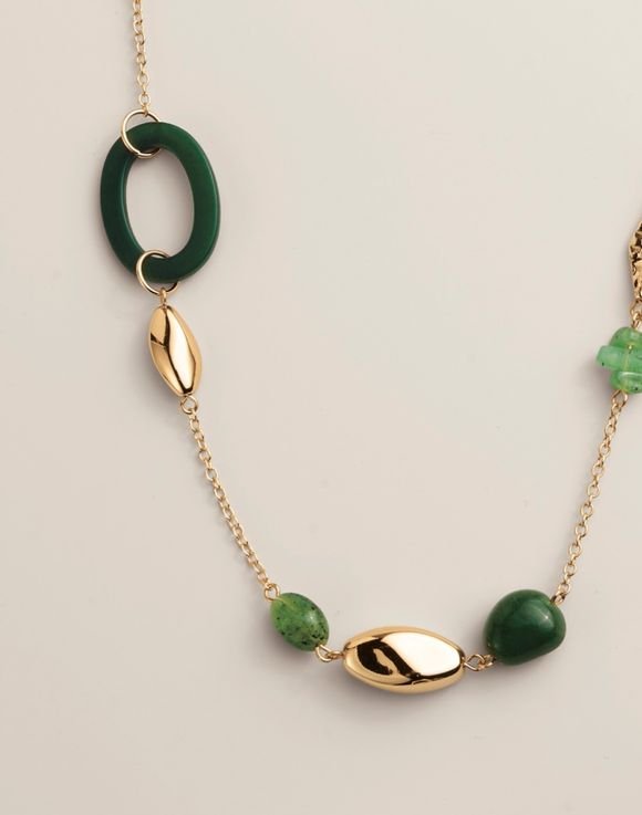 Green Organic Glow Necklace 3 Green Organic Glow Necklace