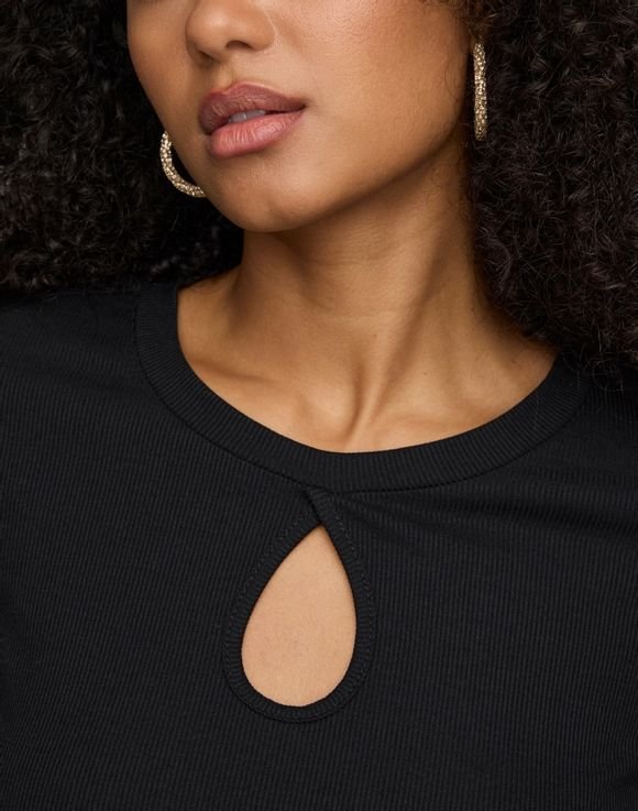 Keyhole Ribbed Top 3 Keyhole Ribbed Top