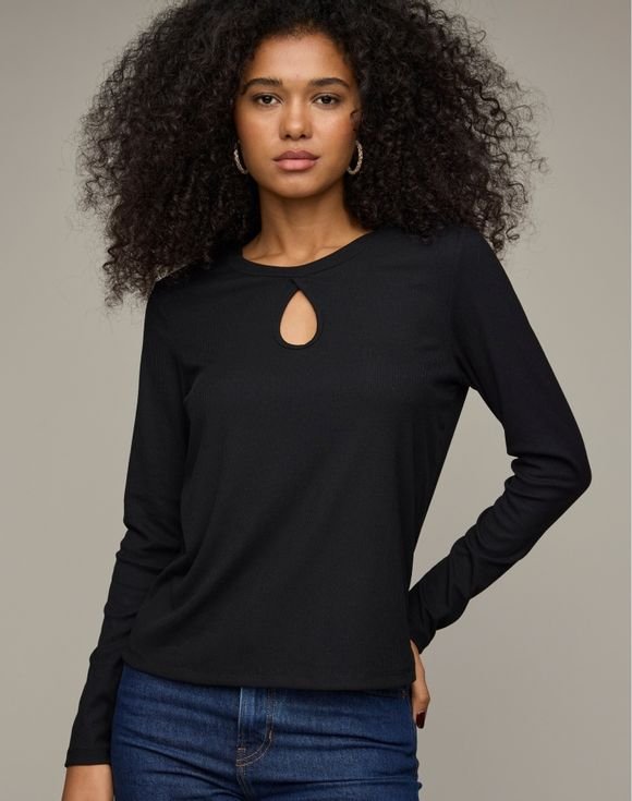 Keyhole Ribbed Top 1 Keyhole Ribbed Top