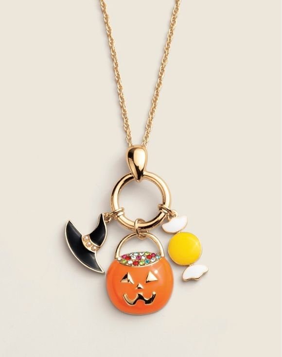 Midnight Mischief Charm Necklace 1 Midnight Mischief Charm Necklace