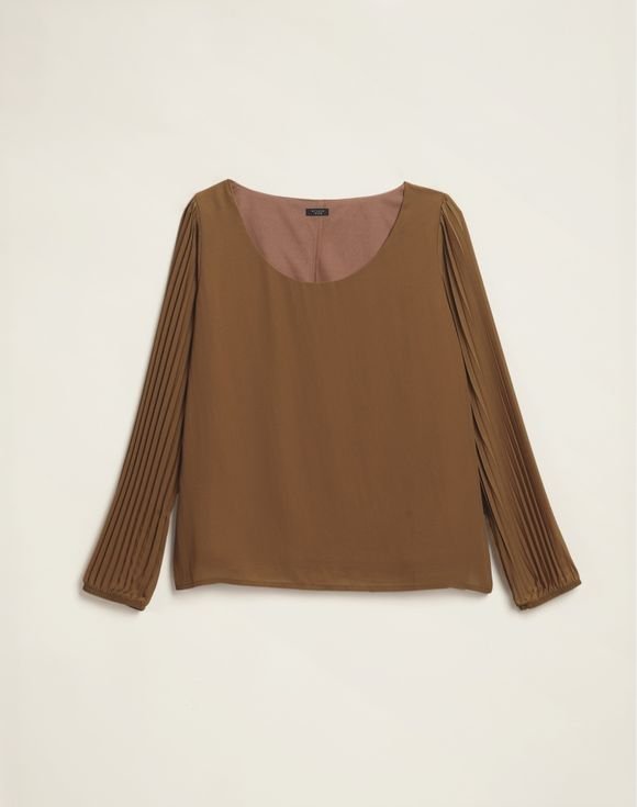 Pleated Sleeve Blouse 2 Pleated Sleeve Blouse