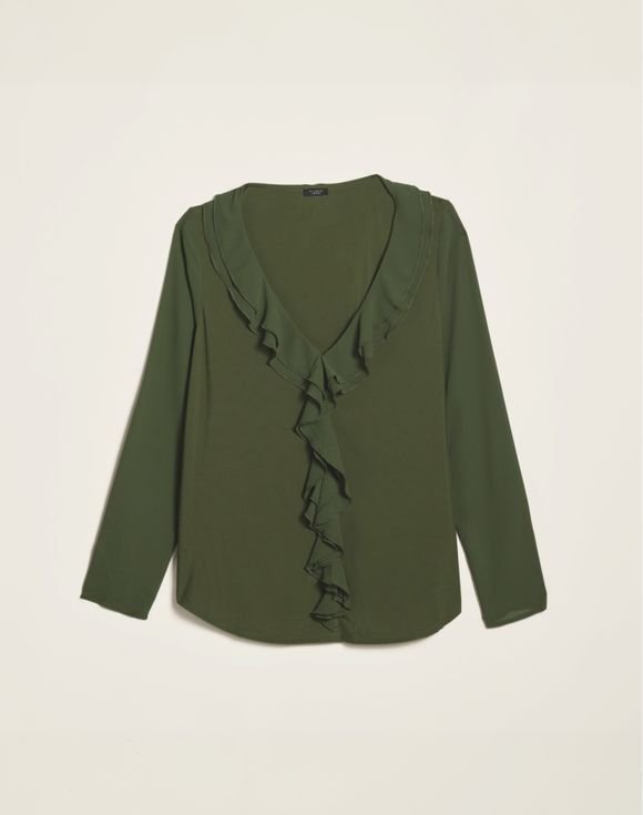 Ruffle Front Blouse 2 Ruffle Front Blouse