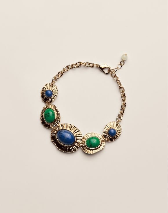 Sunburst Medallion Statement Bracelet 1 Sunburst Medallion Statement Bracelet