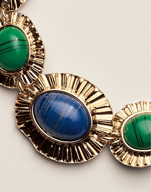 Sunburst Medallion Statement Bracelet 2 Sunburst Medallion Statement Bracelet