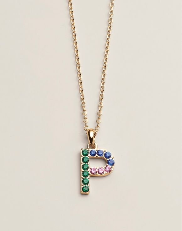 Holiday Hue Initial Necklace 1 Holiday Hue Initial Necklace