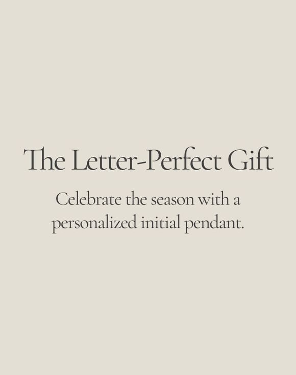Holiday Hue Initial Necklace 4 Holiday Hue Initial Necklace