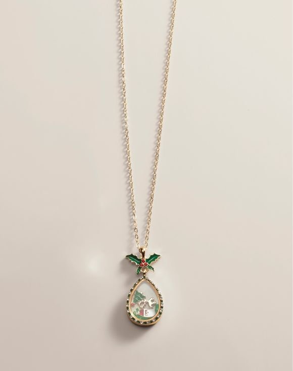 Holly Jolly Shaky Pendant Necklace 2 Holly Jolly Shaky Pendant Necklace