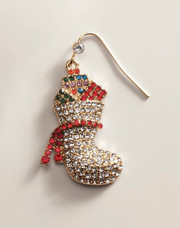 Sparkling Stockings Statement Earrings 2 Sparkling Stockings Statement Earrings