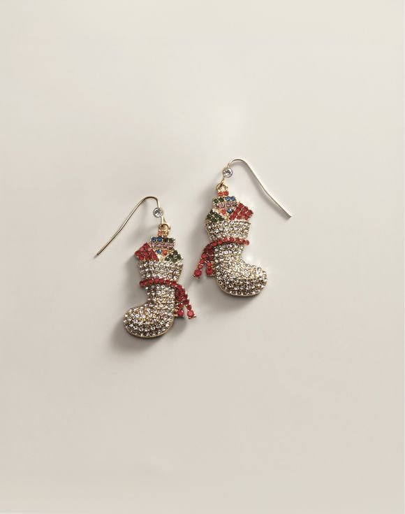 Sparkling Stockings Statement Earrings 1 Sparkling Stockings Statement Earrings