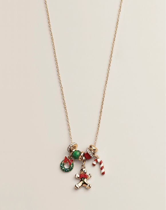 Sweet Gingerbread Sparkle Necklace 2 Sweet Gingerbread Sparkle Necklace